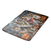 シェットランドシェプドッグハロウィン不気味 バスマット (アングル)