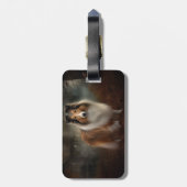 シェットランドシェプドッグハロウィーン怖い ラゲッジタグ (裏面縦)