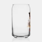 シェットランドシェプドッグパピペットの水のカラーフラワー ガラス缶 (右)