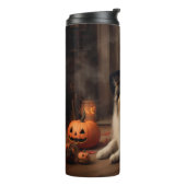 シェットランドシェプドッグパンプキンハロウィーン怖 タンブラー (回転左)