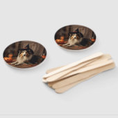 シェットランドシェプドッグパンプキンハロウィーン怖 ハンドファン (組立なし)