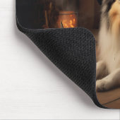 シェットランドシェプドッグパンプキンハロウィーン怖 マウスパッド (コーナー)