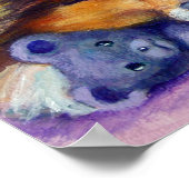 シェットランドシェプドッグプリント ポスター (角)