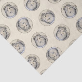 シェットランドシェプドッグ絵を描子犬のシェットランド・ シープドッグドッグアート 薄葉紙 (詳細)