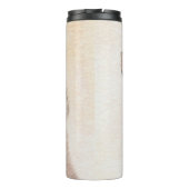 シェットランドシェプドッグ絵画子犬のオリジナルドッグアート タンブラー (裏面)