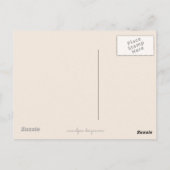 シェットランドシェプドッグ絵画子犬のオリジナルドッグアート ポストカード (裏面)