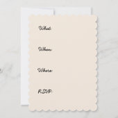 シェットランドシェプドッグ絵画子犬のオリジナルドッグアート 招待状 (裏面)