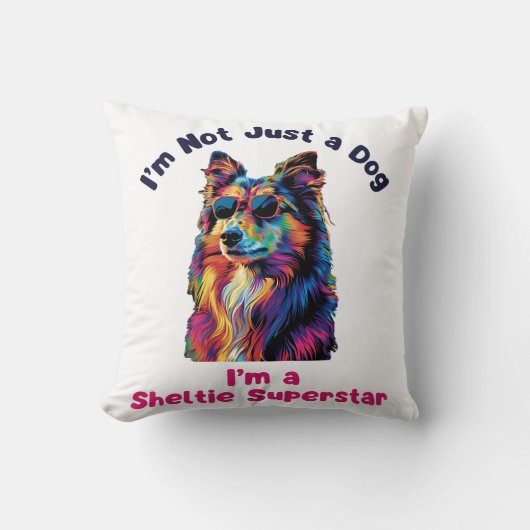 シェットランドシェプドッグ クッション (正面)