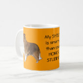 シェットランドシェプドッグ コーヒーマグカップ (正面左)