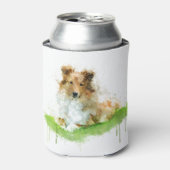 シェットランドシェプドッグ/シェットランド・ シープドッグ 缶クーラー (缶正面)