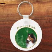シェットランドシェプドッグ(必見)平和 キーホルダー (裏面)
