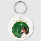 シェットランドシェプドッグ(必見)平和 キーホルダー (裏面)