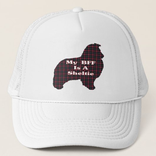 シェットランドシェプドッグBFF帽子 キャップ (正面)