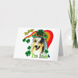 シェットランドシェプドッグSt patricks カード