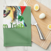 シェットランドシェプドッグSt patricks キッチンタオル (四つ折り)