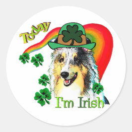 シェットランドシェプドッグSt patricks ラウンドシール