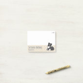 シェットランドシープドックのワンポイント3 ポストイット (デスク上)