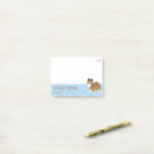 シェットランドシープドックのワンポイント4 ポストイット (デスク上)