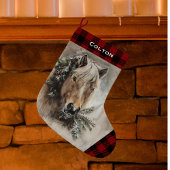 シェットランドポニークリスマスストッキング、ホースホリデー ラージクリスマスストッキング