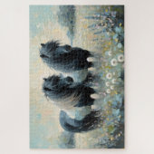 シェットランドポニースプリングタイムジグソーパズル ジグソーパズル (縦)