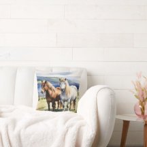 シェットランドポニー動物ウマ科の自然水色