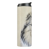 シェットランド絵画シェプドッグの写真 – かわいいオリジナルドッグアート タンブラー (回転左)