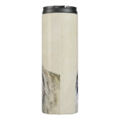 シェットランド絵画シェプドッグの写真 – かわいいオリジナルドッグアート タンブラー (裏面)