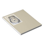 シェットランド絵画シェプドッグの写真 – かわいいオリジナルドッグアート ノートパッド (アングル)