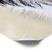 シェットランド絵画シェプドッグの写真 – かわいいオリジナルドッグアート ポスター (コーナー)