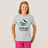 シェットランド諸島 スコットランド イギリス Tシャツ (正面フル)
