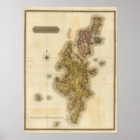 シェットランド諸島 ポスター (正面)