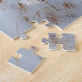 シェットランド・シェプドッグが雪のクリスマスを過ごした ジグソーパズル (側面)