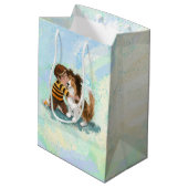 シェットランド・ シープドッグとボードグハグ ミディアムペーパーバッグ (裏面アングル)