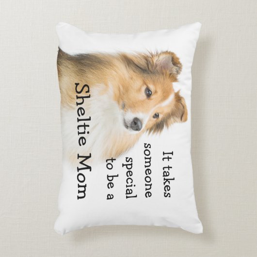 シェットランド・シープドッグのお母さんの枕 アクセントクッション (正面(垂直))
