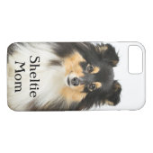 シェットランド・シープドッグのお母さんのSmartphoneの三色の箱 Case-Mate iPhoneケース (裏面(横))