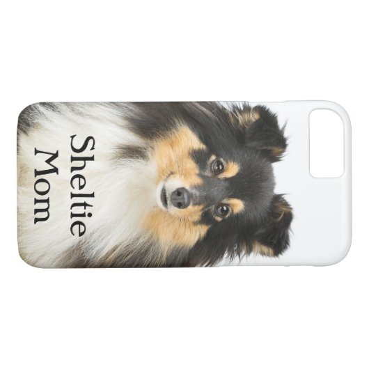 シェットランド・シープドッグのお母さんのSmartphoneの三色の箱 Case-Mate iPhoneケース (裏面(横))