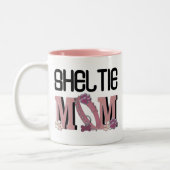 シェットランド・シープドッグのお母さん ツートーンマグカップ (左)