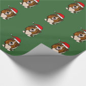 シェットランド・シープドッグのクリスマスの包装紙 ラッピングペーパー (角)