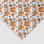 シェットランド・シープドッグのスコットランドのシェットランド・シープドッグ犬の子犬の足 薄葉紙 (詳細)