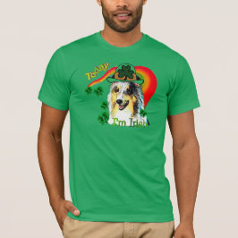 シェットランド・シープドッグのセントパトリックスデー Tシャツ