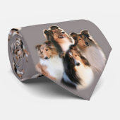 シェットランド・シープドッグのタイ ネクタイ (ロール)