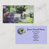 シェットランド・シープドッグの繁殖動物の名刺 名刺 (正面/裏面)