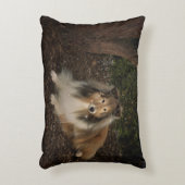 シェットランド・シープドッグの魔法の枕 アクセントクッション (正面(垂直))