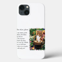シェットランド・ シープドッグアートギフトサマーガーデン iPhone 13ケース
