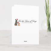 シェットランド・ シープドッグクリスマスカード シーズンカード (裏面)