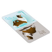 シェットランド・ シープドッグクリーン – ダーティ食洗機 マグネット (右側)