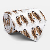 シェットランド・ シープドッグシェットランドシェプドッグバスト ネクタイ (ロール)