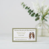 シェットランド・ シープドッグシェットランドシェプドッグバスト 名刺 (スタンド正面)