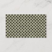 シェットランド・ シープドッグシェットランドシェプドッグバスト 名刺 (裏面)