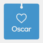 シェットランド・ シープドッグシェトランドシェプドッグカスタムドッグネームレインボー メタルオーナメント (裏面)